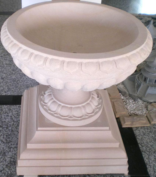 玻璃钢人造砂岩花盆