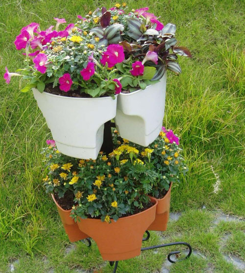 户外玻璃钢悬挂花盆