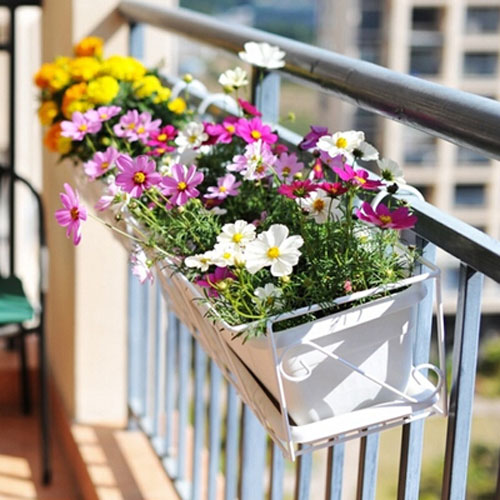 阳台玻璃钢悬挂式花盆