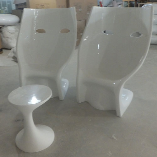 组合玻璃钢创意茶几