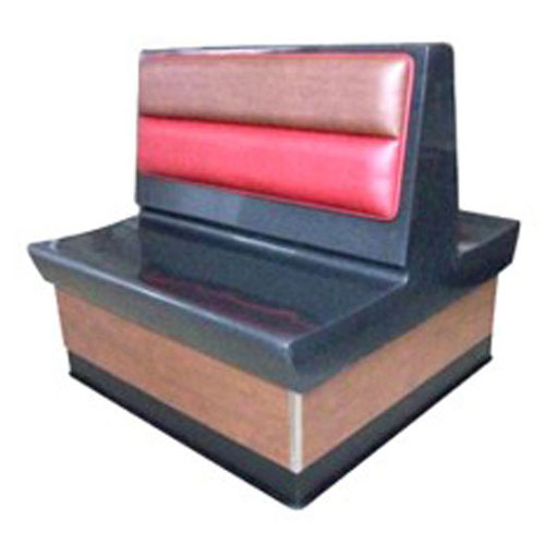 双排休闲玻璃钢卡座