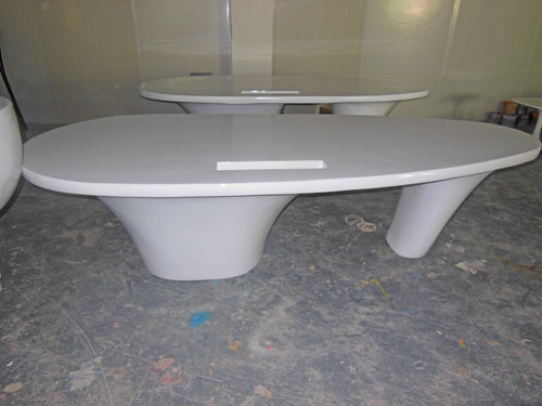 时尚玻璃钢接待前台