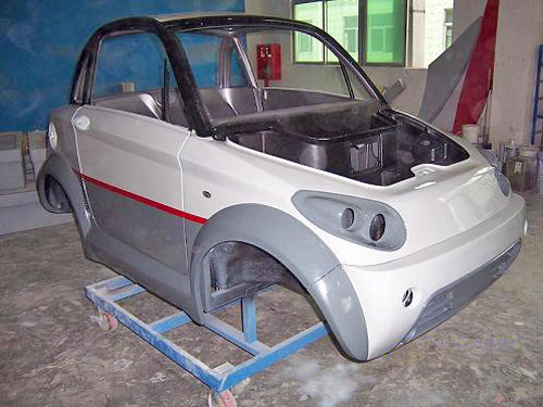 观光玻璃钢汽车外壳