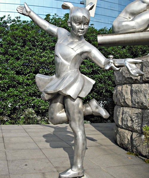 城市人物肖像雕塑