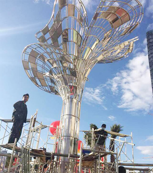 不锈钢城市景观雕塑