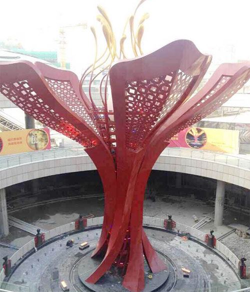 不锈钢大型景观雕塑