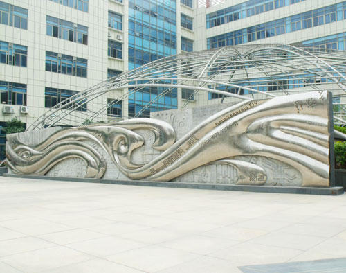 不锈钢大型艺术雕塑