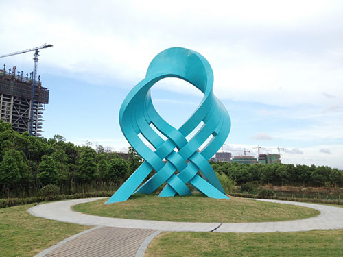 不锈钢中国结雕塑