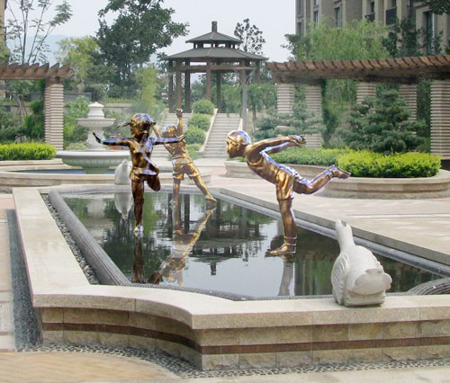 城市景观人物雕塑