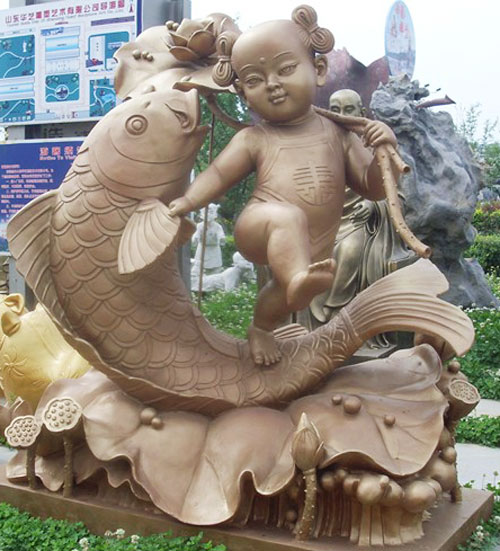 城市景观福娃雕塑