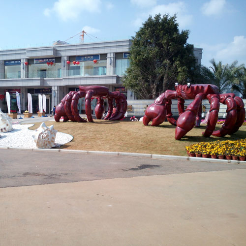 螃蟹玻璃钢雕塑