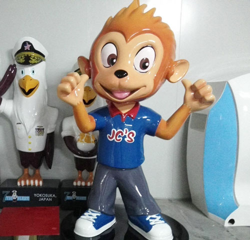 玻璃钢猴子雕塑