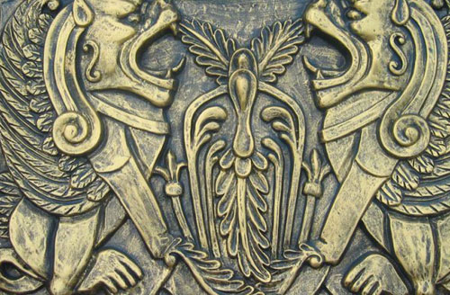 玻璃钢仿铜浮雕