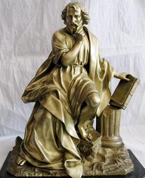 广场人物铸铜雕塑