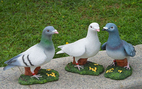 玻璃钢仿真鸽子雕塑