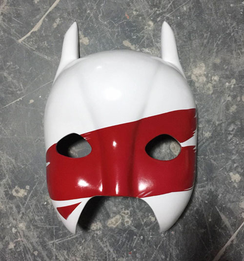 玻璃钢动漫面具雕塑