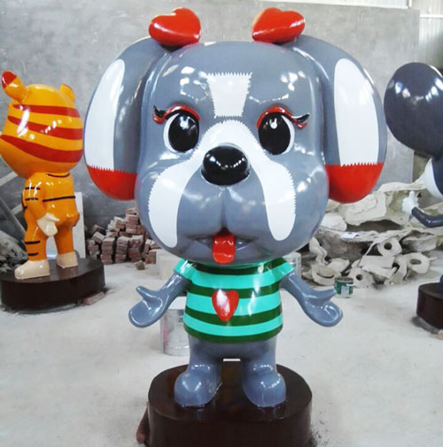 玻璃钢卡通雕塑工艺特点