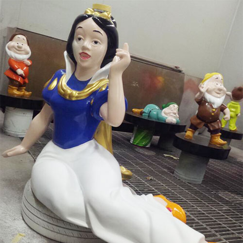 玻璃钢白雪公主雕塑