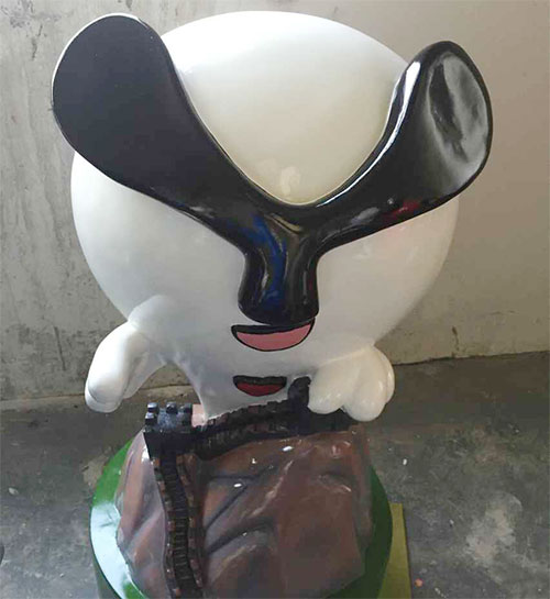 玻璃钢卡通摆件雕塑