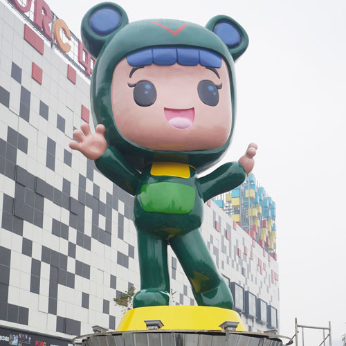 玻璃钢广场卡通雕塑