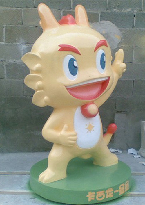 玻璃钢卡通雕塑的独特性