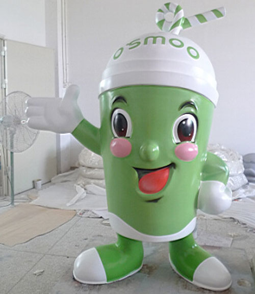 玻璃钢卡通水杯雕塑