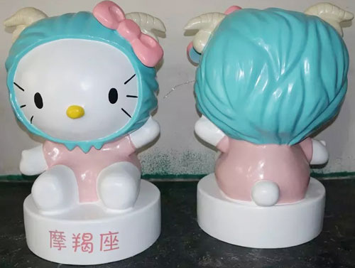 深圳玻璃钢魔蝎座公仔雕塑