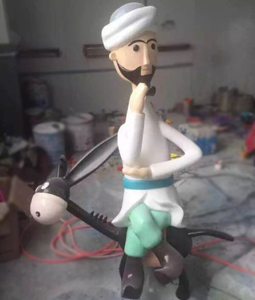 卡通组合玻璃钢雕塑