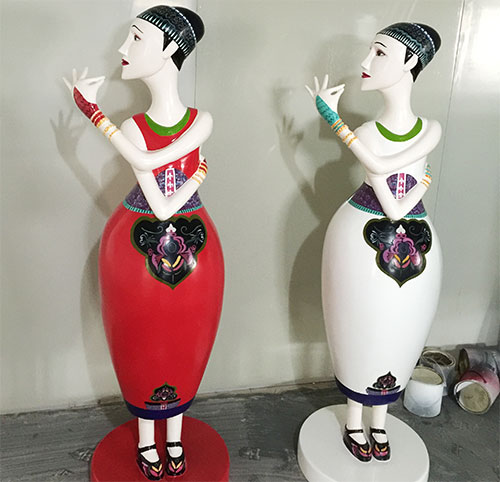 中国玻璃钢人物雕塑文化