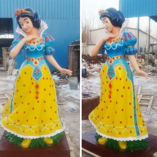 玻璃钢白雪公主雕塑