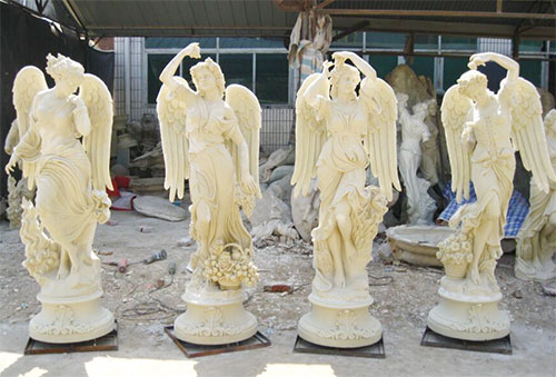 玻璃钢天使雕塑