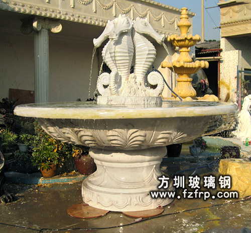 玻璃钢砂岩喷泉雕塑