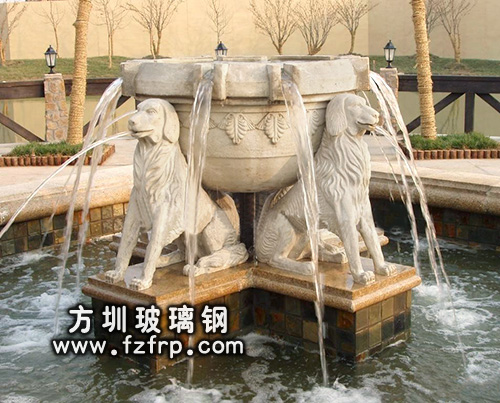 景区玻璃钢砂岩雕塑