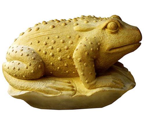 玻璃钢蟾蜍仿砂岩雕塑