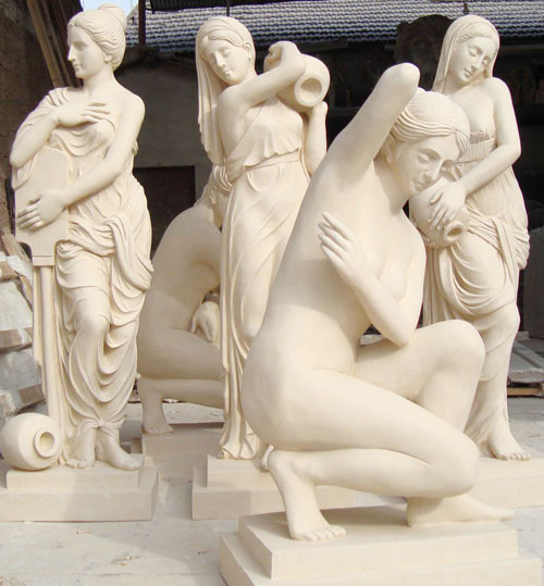 砂岩雕塑的工艺发展