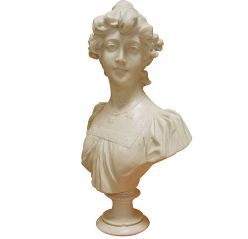 玻璃钢仿砂岩人物头像雕塑