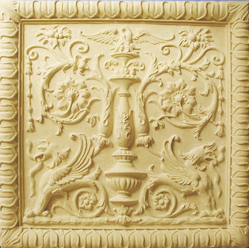 玻璃钢砂岩背景墙雕塑