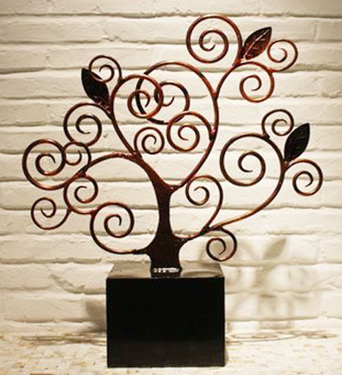 铁艺摆件创意花雕塑