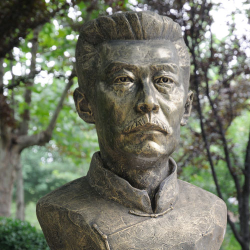 玻璃钢伟人头像雕塑