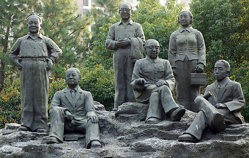 学校玻璃钢伟人雕塑