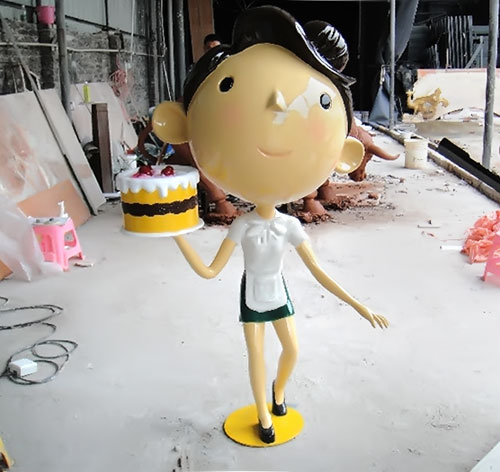 玻璃钢人物圆雕