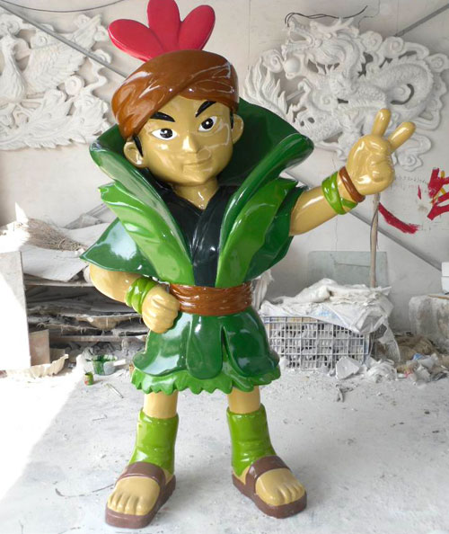 卡通公仔玻璃钢圆雕