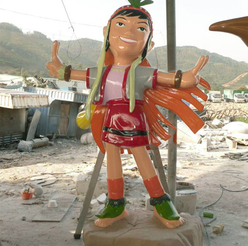 5A景区玻璃钢卡通圆雕