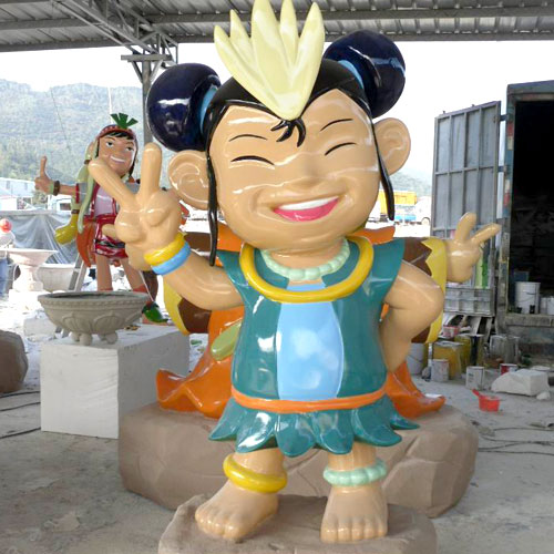 海南景区玻璃钢圆雕